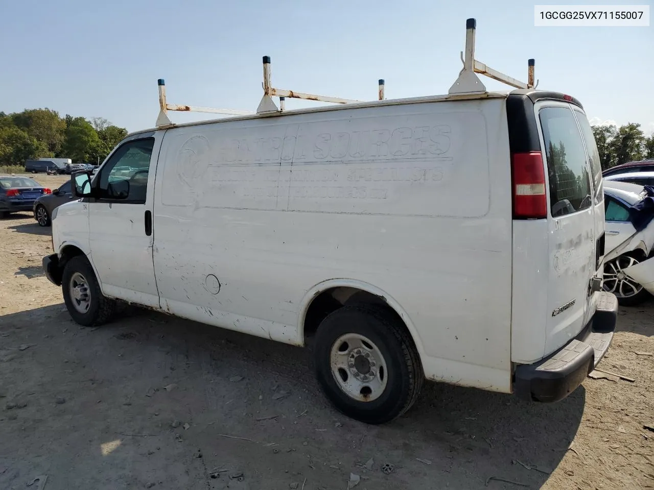 2007 Chevrolet Express G2500 VIN: 1GCGG25VX71155007 Lot: 72421004