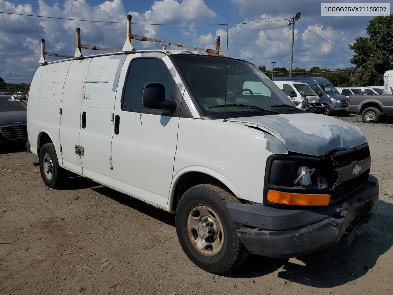 2007 Chevrolet Express G2500 VIN: 1GCGG25VX71155007 Lot: 72421004