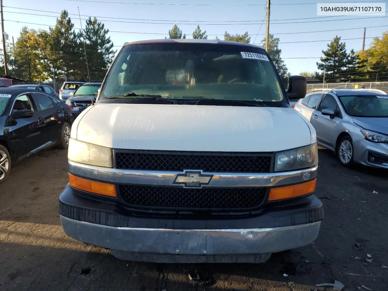 1GAHG39U671107170 2007 Chevrolet Express G3500