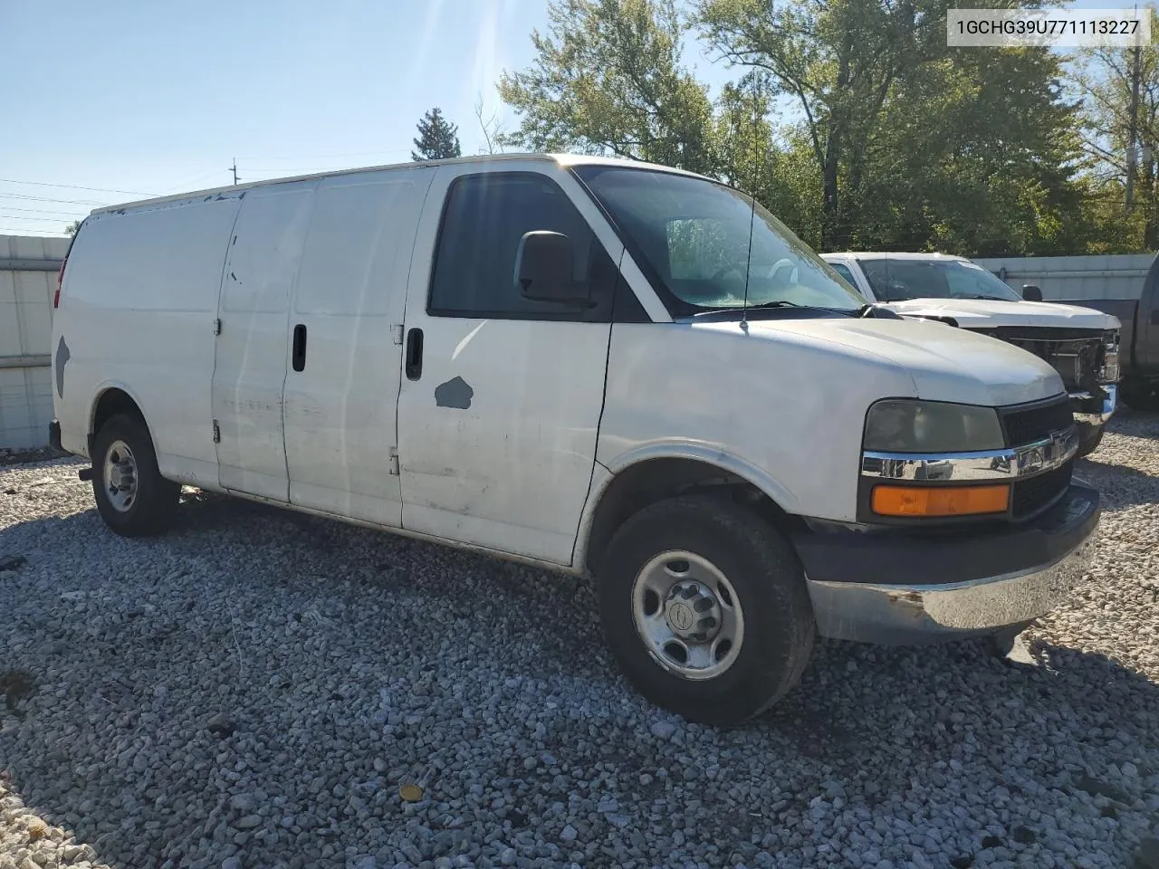 1GCHG39U771113227 2007 Chevrolet Express G3500