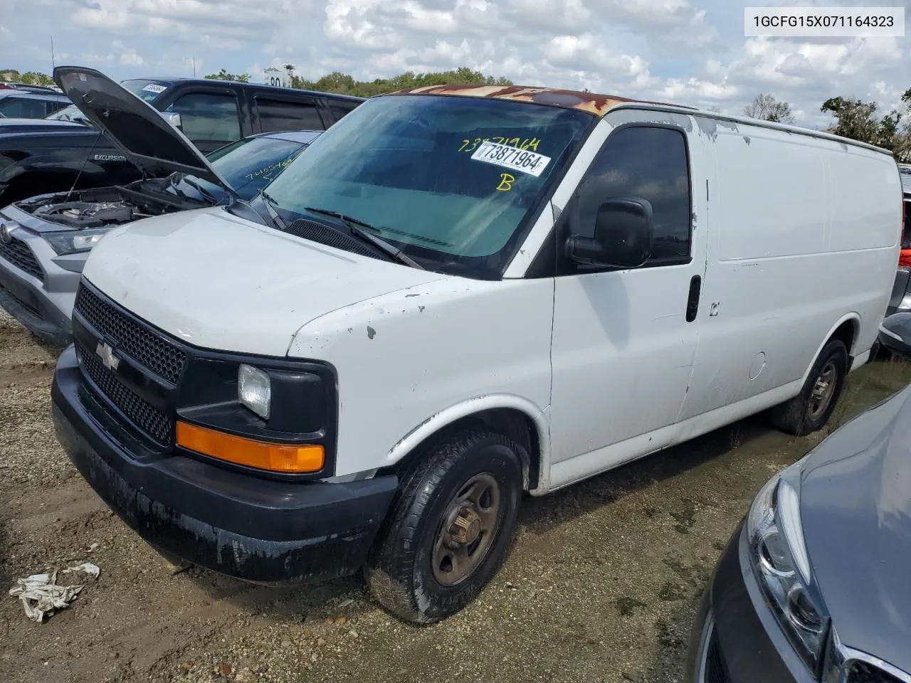 2007 Chevrolet Express G1500 VIN: 1GCFG15X071164323 Lot: 73871964