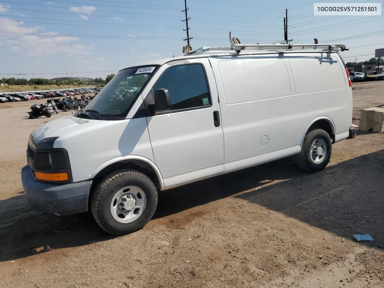 2007 Chevrolet Express G2500 VIN: 1GCGG25V571251501 Lot: 74238534