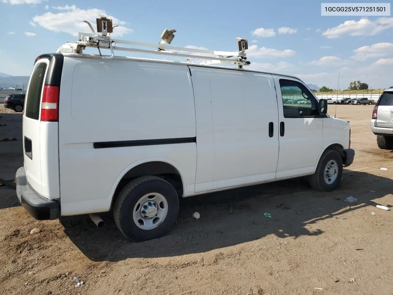 2007 Chevrolet Express G2500 VIN: 1GCGG25V571251501 Lot: 74238534