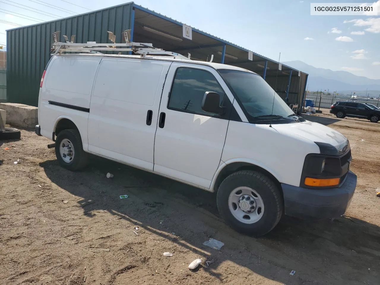 2007 Chevrolet Express G2500 VIN: 1GCGG25V571251501 Lot: 74238534