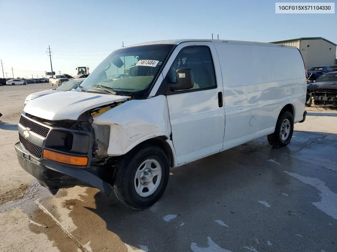 2007 Chevrolet Express G1500 VIN: 1GCFG15X571104330 Lot: 74613484