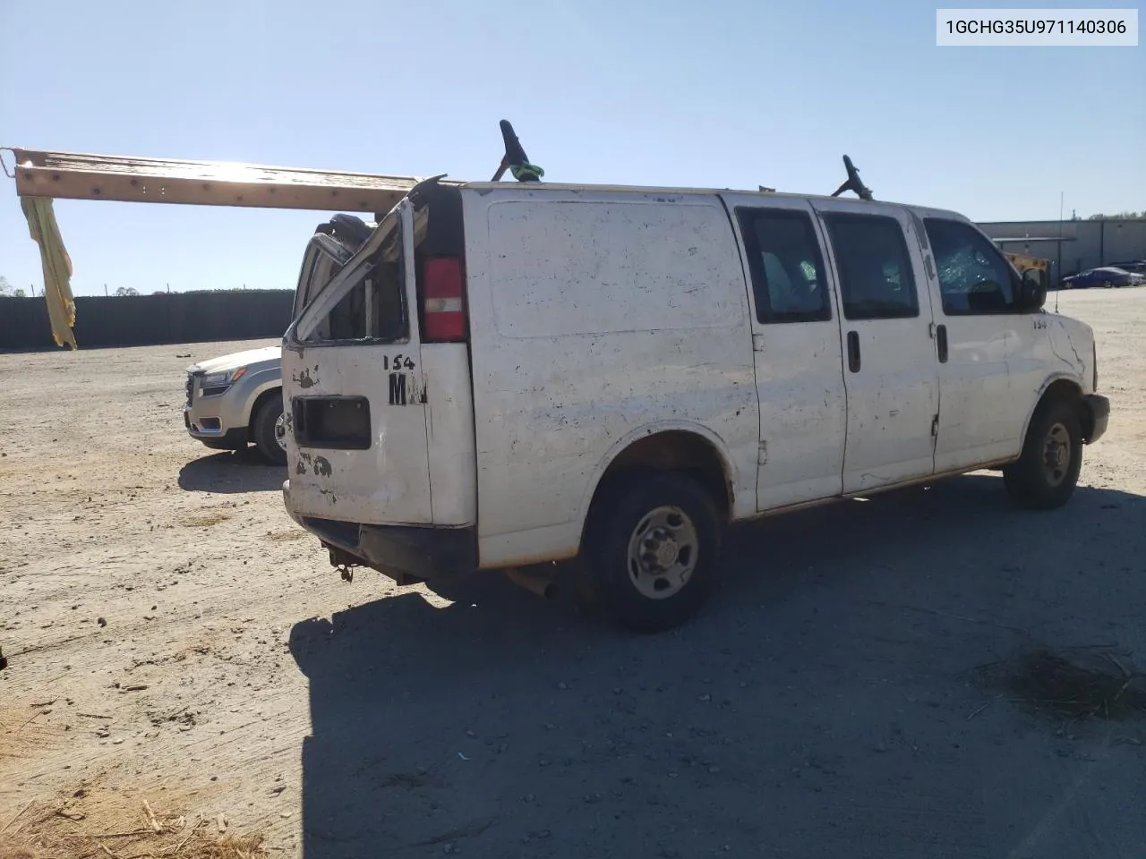 2007 Chevrolet Express G3500 VIN: 1GCHG35U971140306 Lot: 75002004