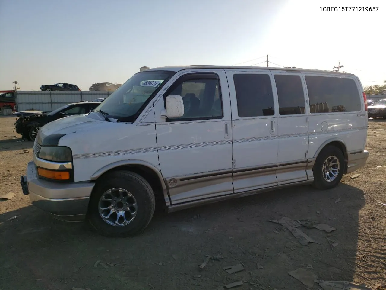 2007 Chevrolet Express G1500 VIN: 1GBFG15T771219657 Lot: 75216914