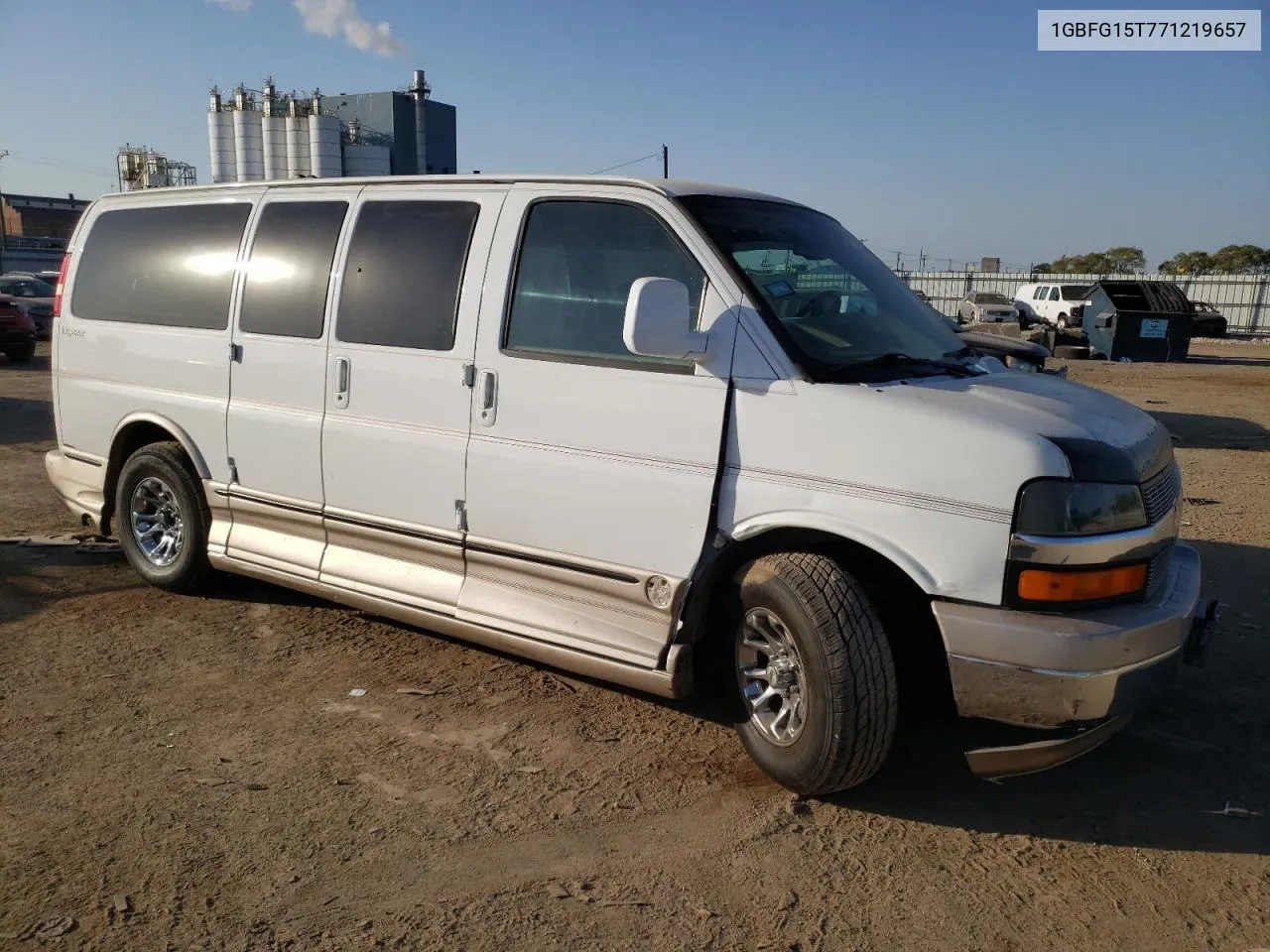 2007 Chevrolet Express G1500 VIN: 1GBFG15T771219657 Lot: 75216914