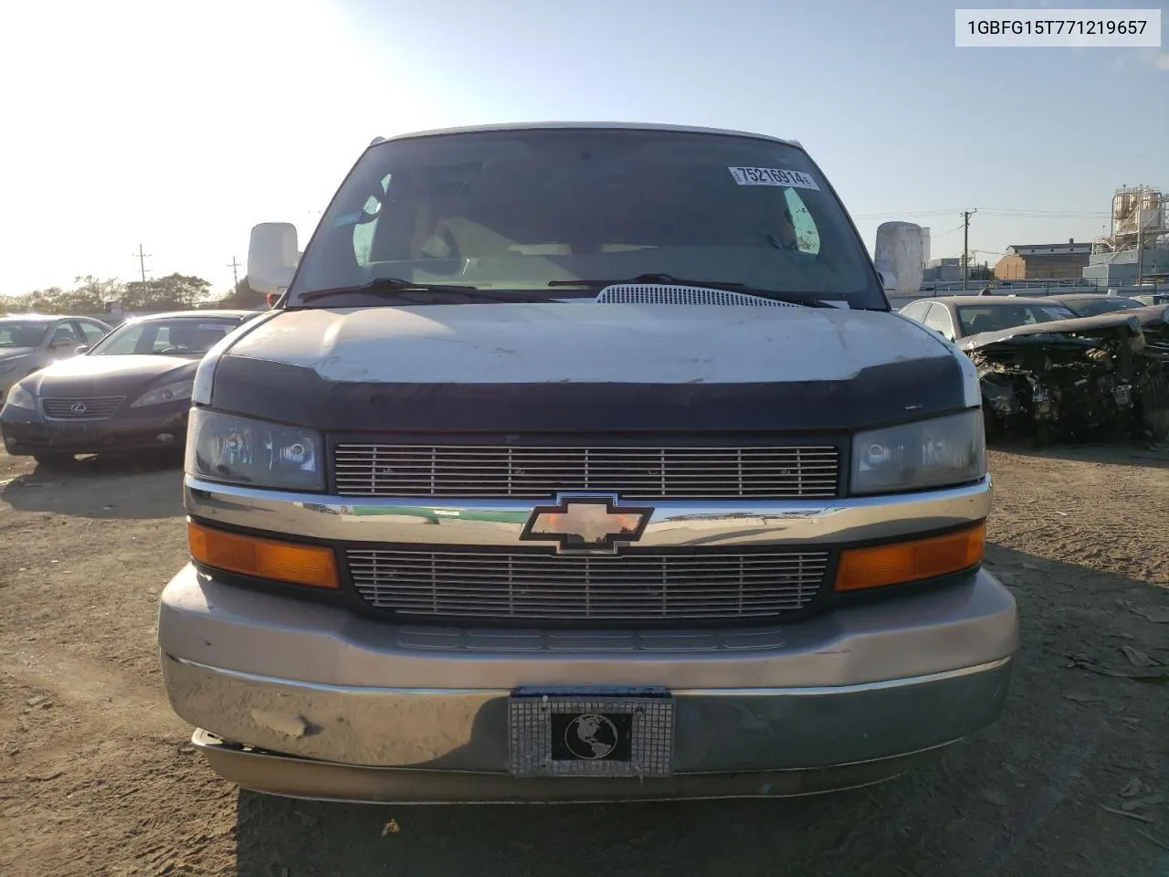 2007 Chevrolet Express G1500 VIN: 1GBFG15T771219657 Lot: 75216914