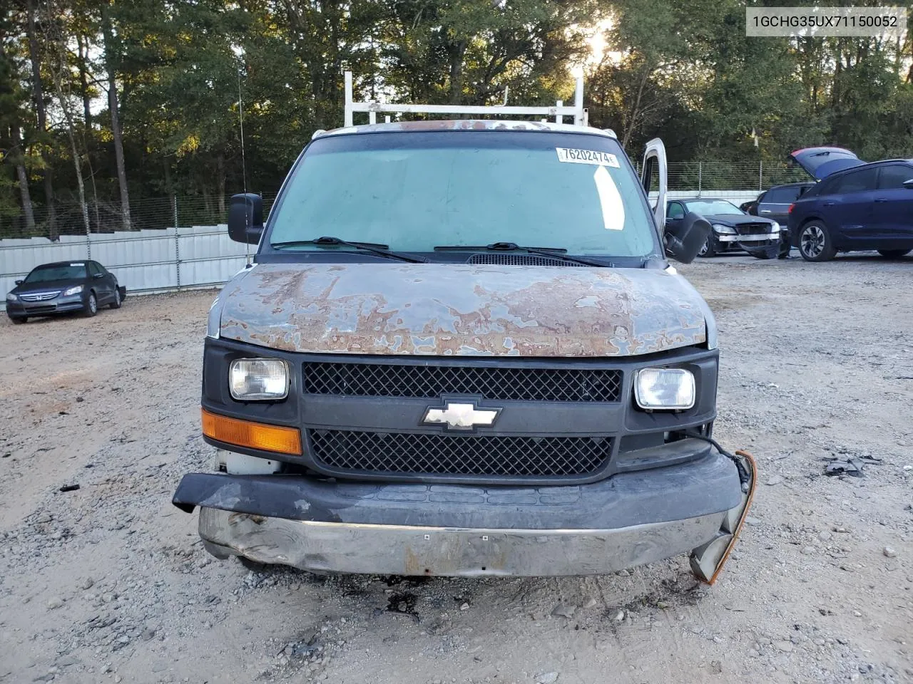 2007 Chevrolet Express G3500 VIN: 1GCHG35UX71150052 Lot: 76202474