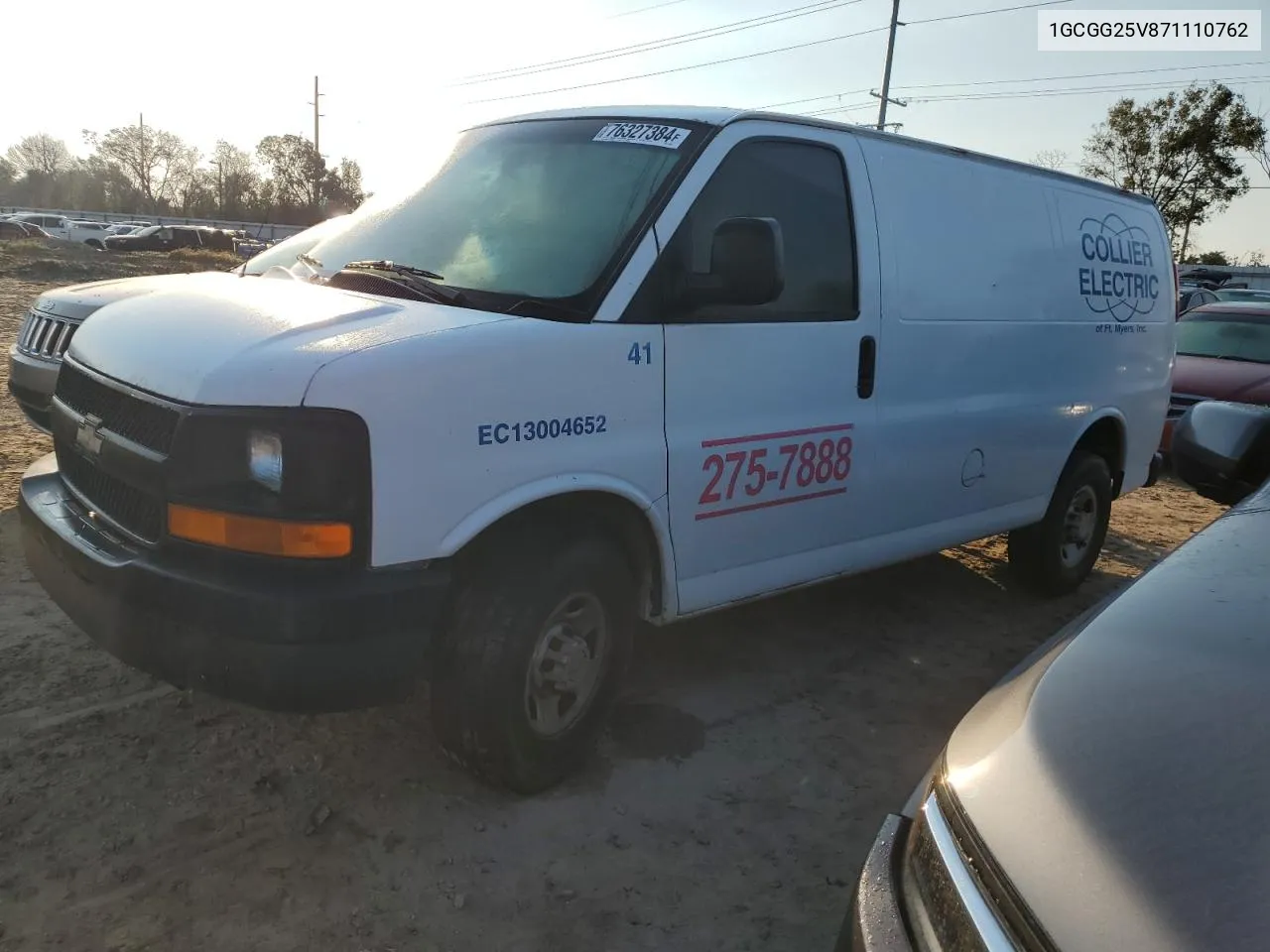 2007 Chevrolet Express G2500 VIN: 1GCGG25V871110762 Lot: 76327384