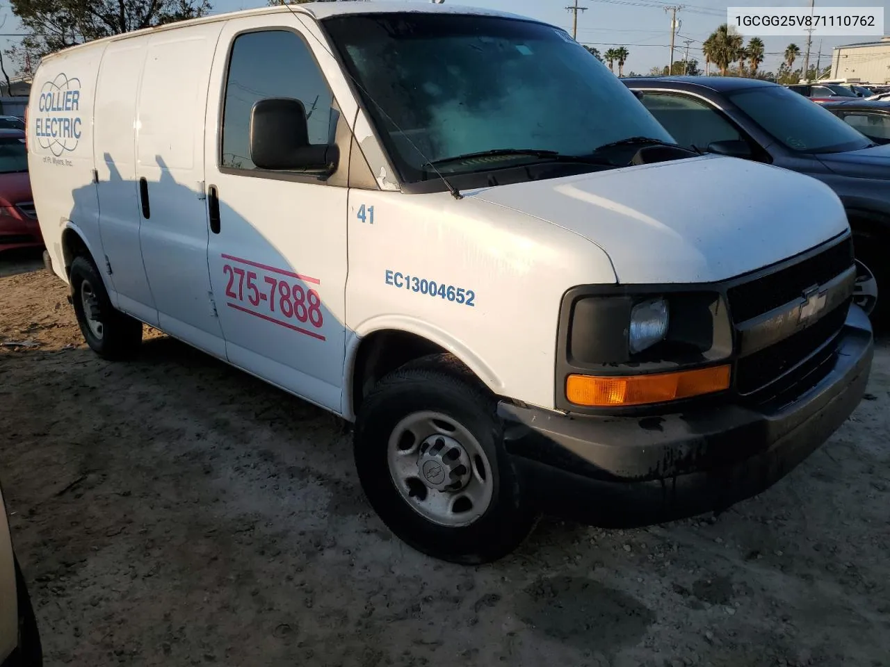 2007 Chevrolet Express G2500 VIN: 1GCGG25V871110762 Lot: 76327384