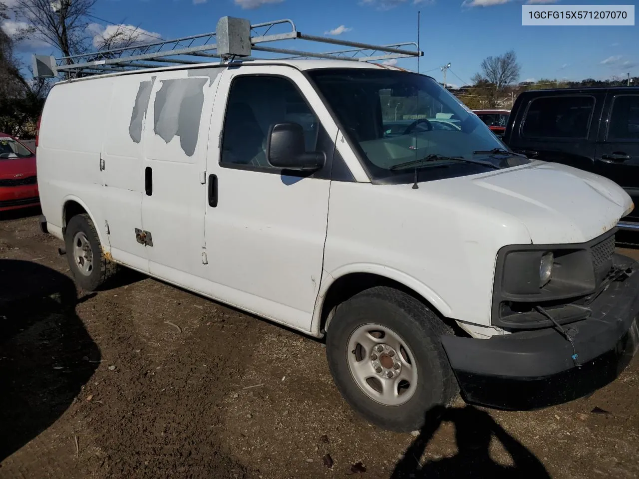 2007 Chevrolet Express G1500 VIN: 1GCFG15X571207070 Lot: 80079034