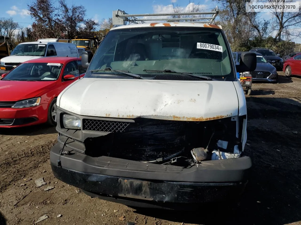 2007 Chevrolet Express G1500 VIN: 1GCFG15X571207070 Lot: 80079034