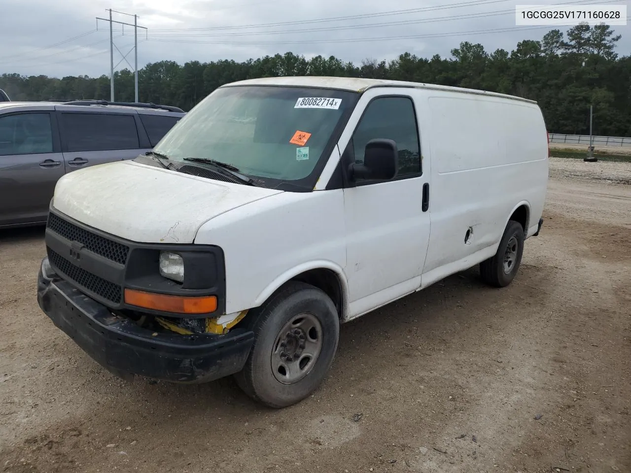 2007 Chevrolet Express G2500 VIN: 1GCGG25V171160628 Lot: 80082714