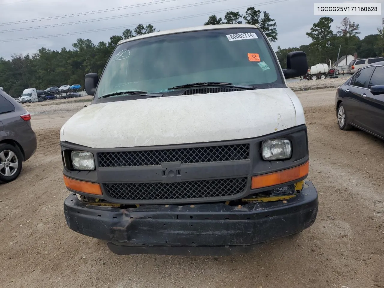 2007 Chevrolet Express G2500 VIN: 1GCGG25V171160628 Lot: 80082714