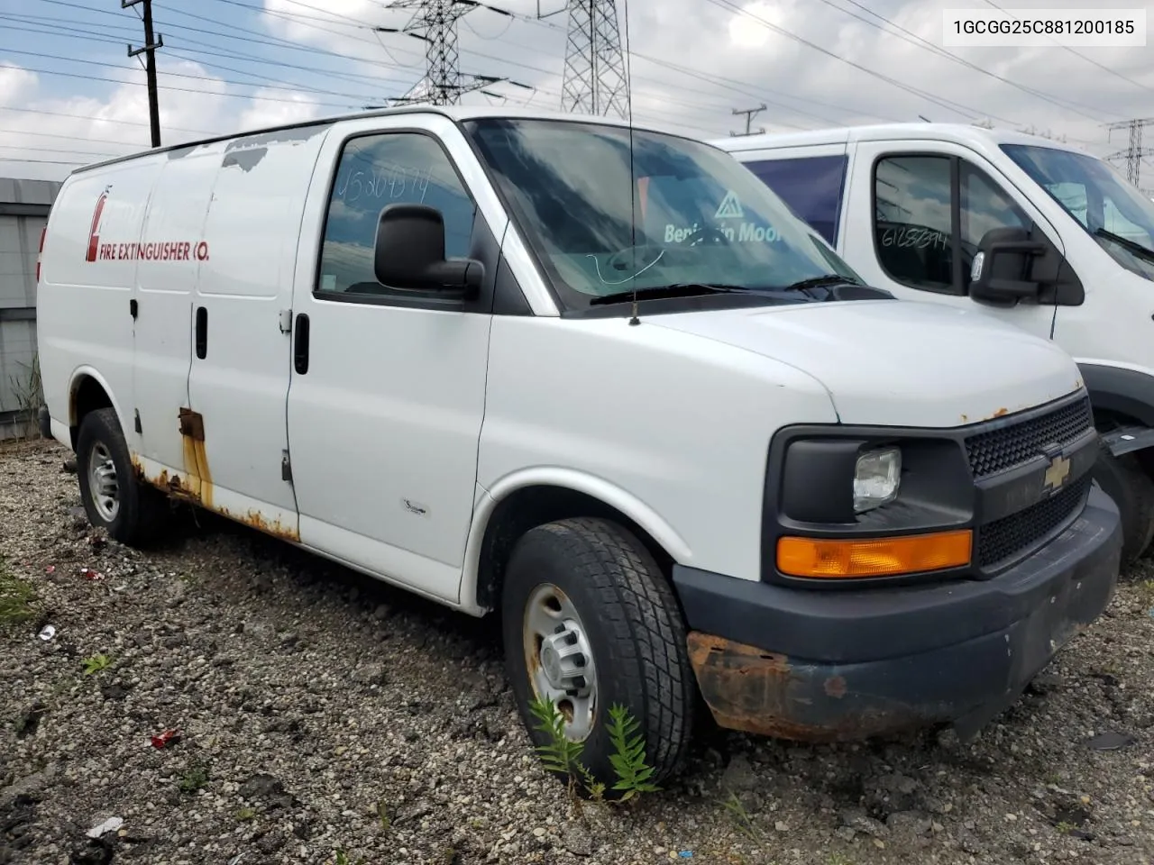 2008 Chevrolet Express G2500 VIN: 1GCGG25C881200185 Lot: 45269374