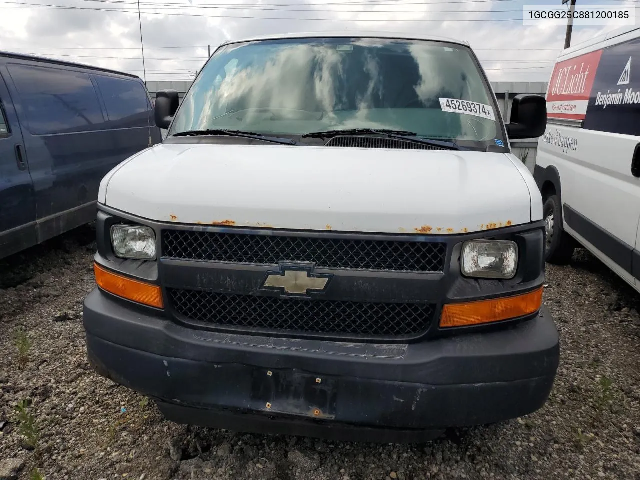 2008 Chevrolet Express G2500 VIN: 1GCGG25C881200185 Lot: 45269374