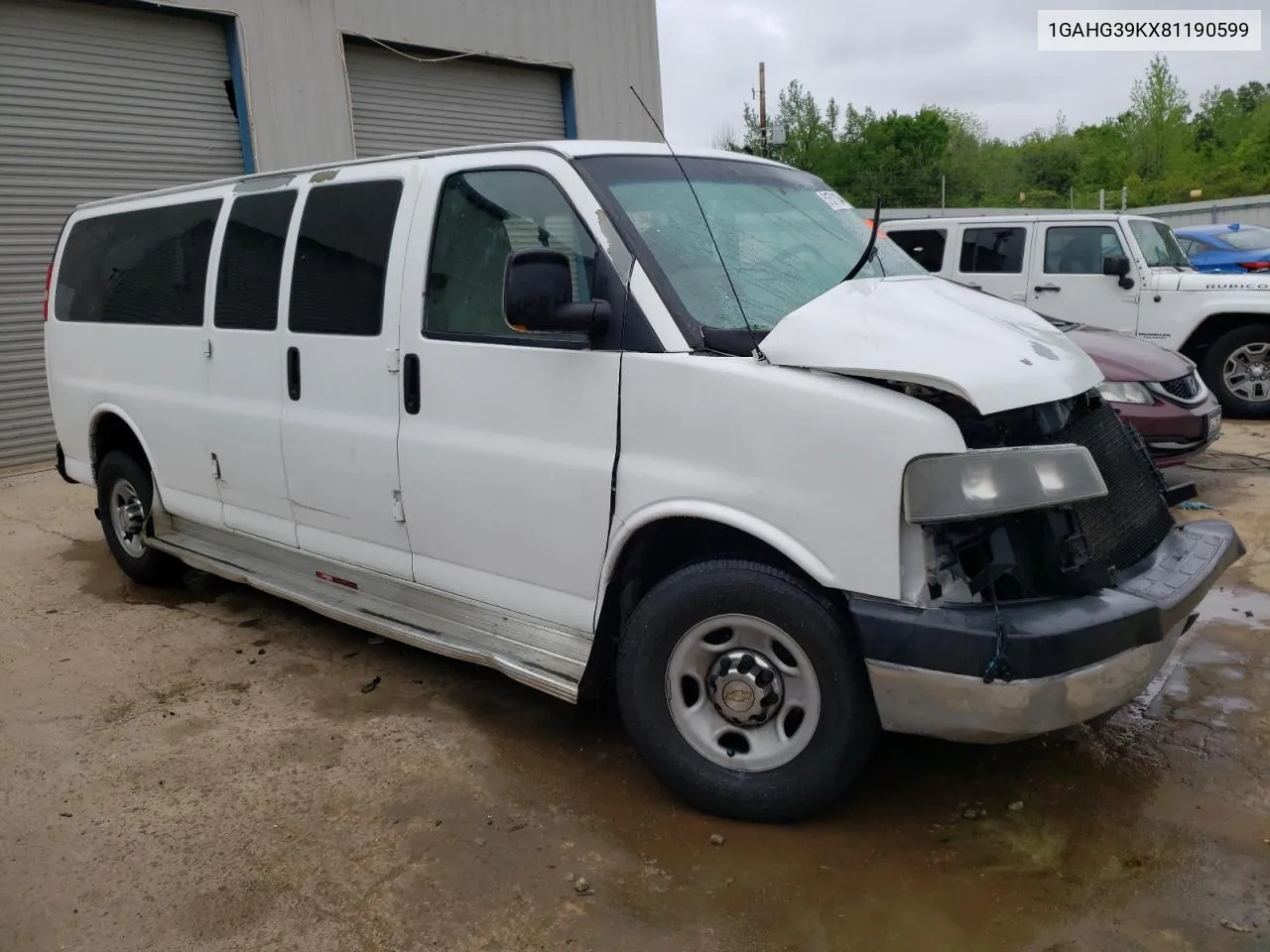 1GAHG39KX81190599 2008 Chevrolet Express G3500