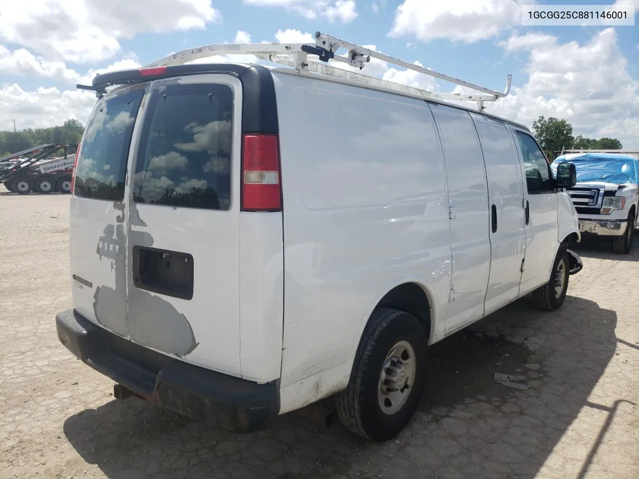 2008 Chevrolet Express G2500 VIN: 1GCGG25C881146001 Lot: 57783134