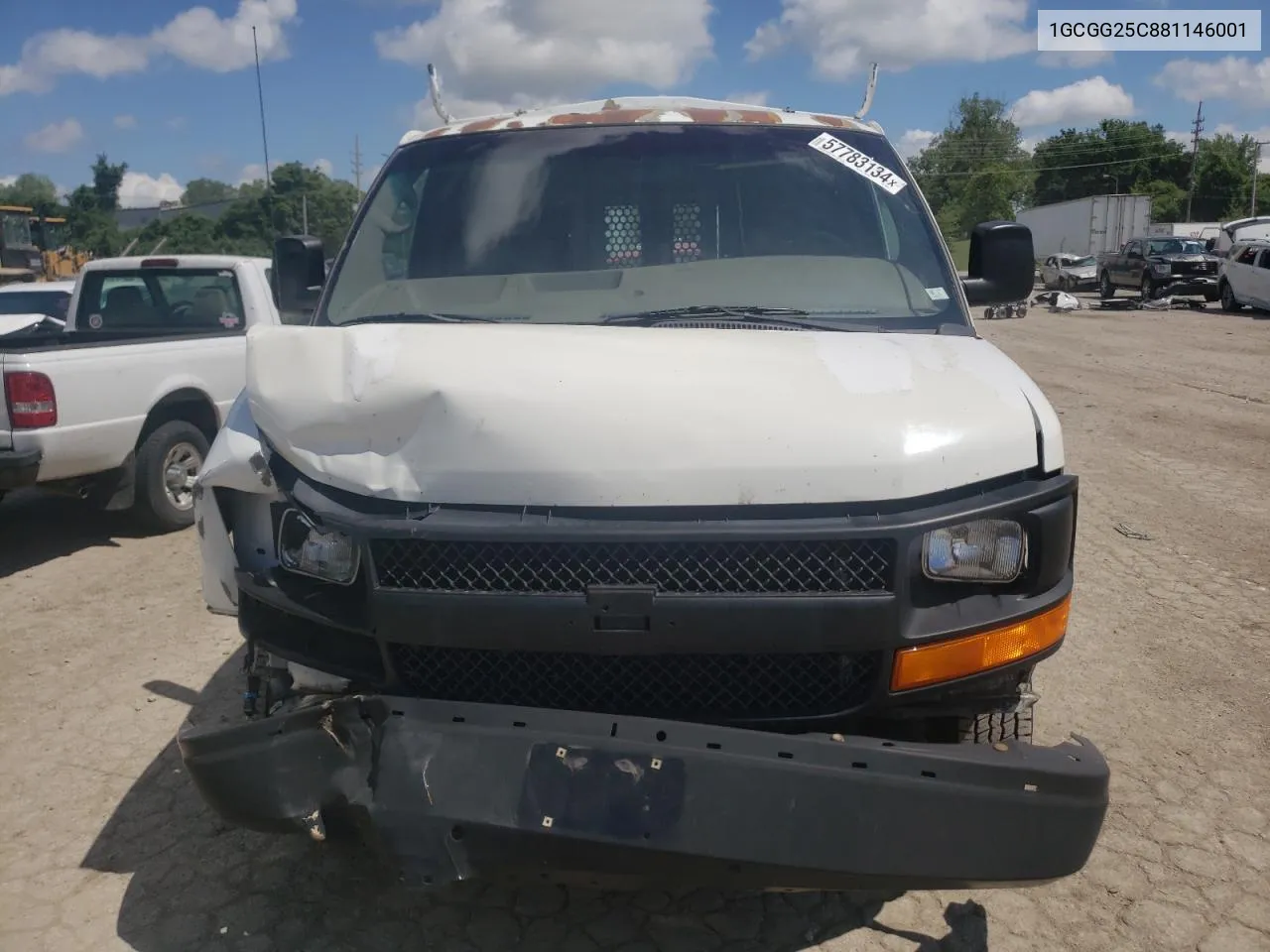 2008 Chevrolet Express G2500 VIN: 1GCGG25C881146001 Lot: 57783134