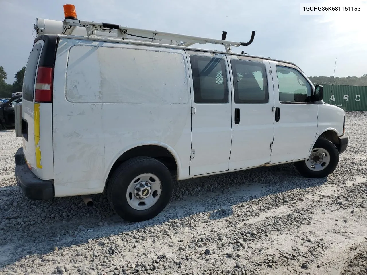 1GCHG35K581161153 2008 Chevrolet Express G3500