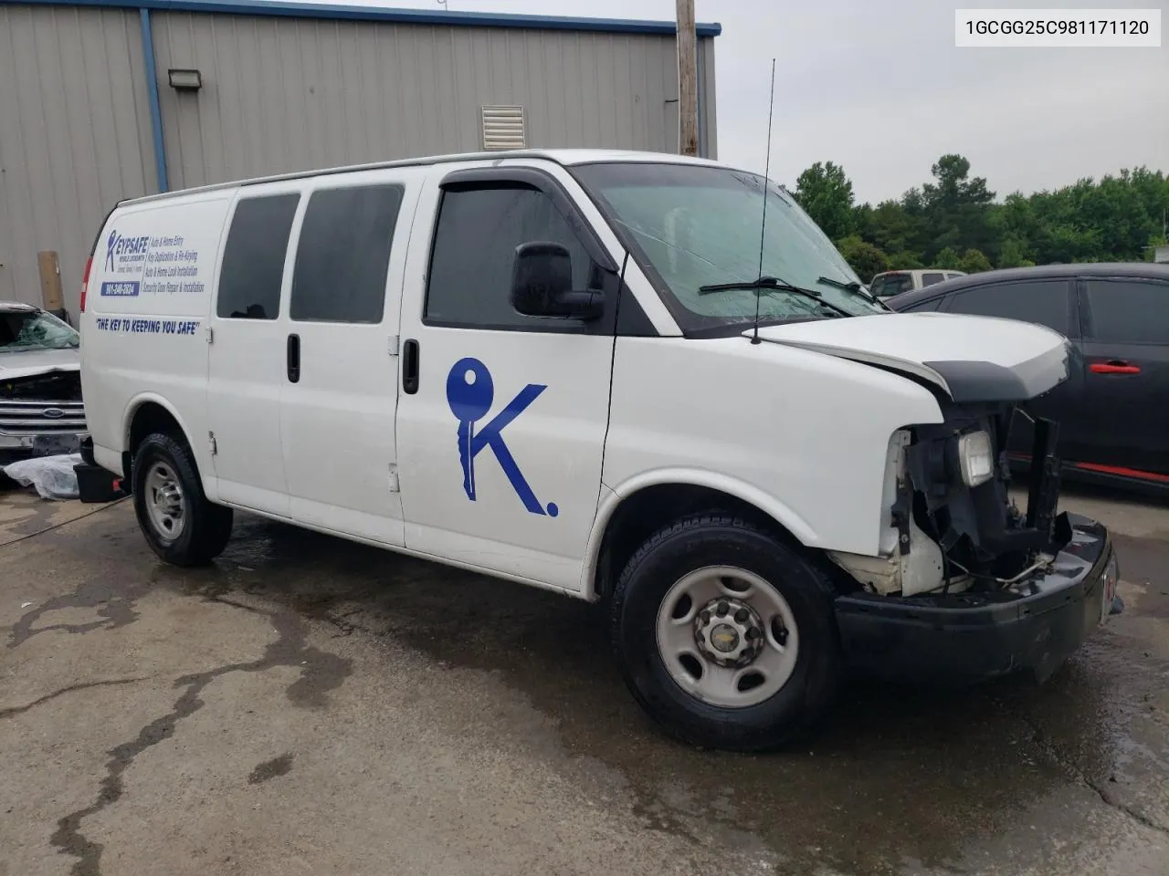 2008 Chevrolet Express G2500 VIN: 1GCGG25C981171120 Lot: 59778054