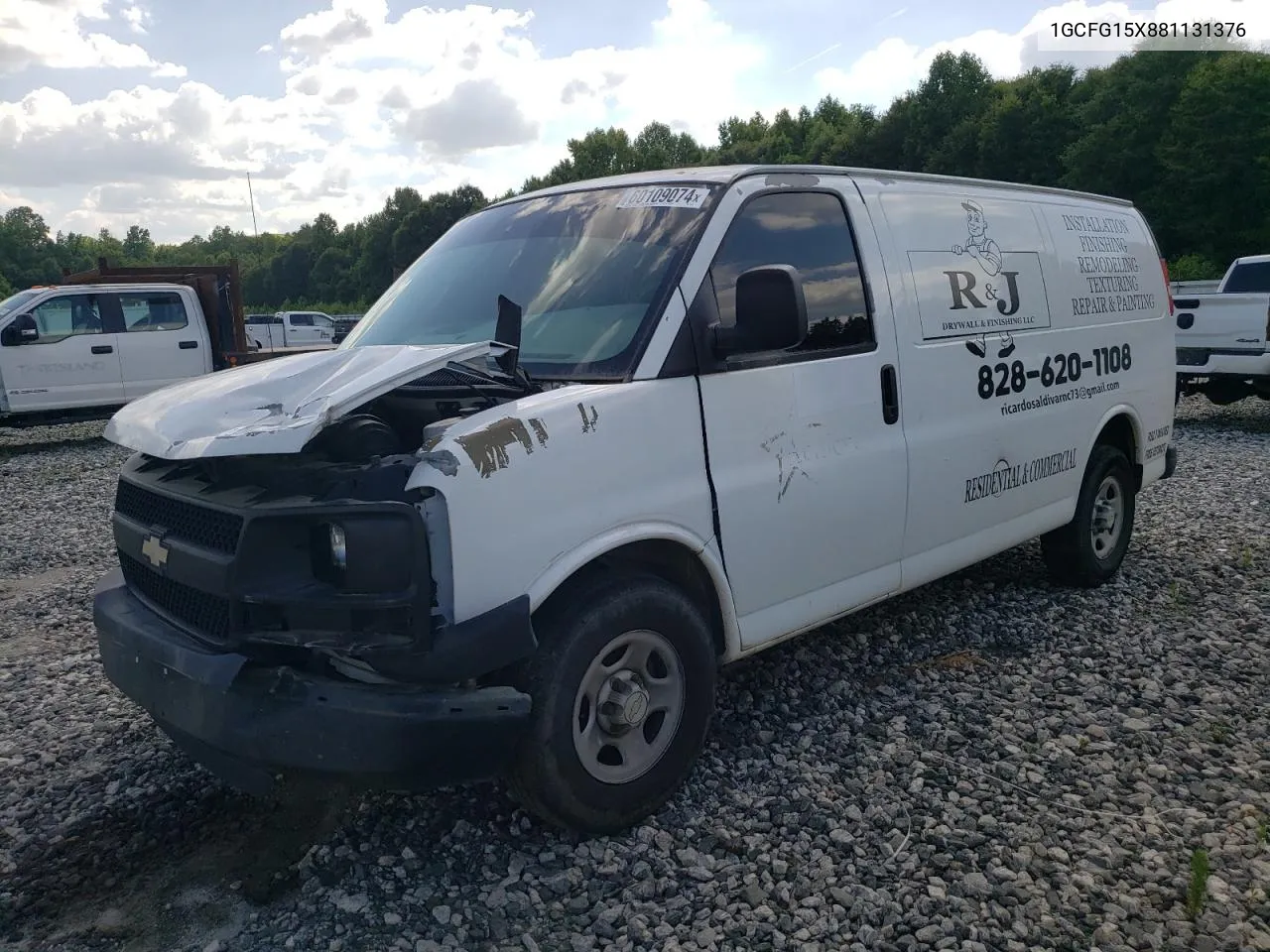 2008 Chevrolet Express G1500 VIN: 1GCFG15X881131376 Lot: 60109074