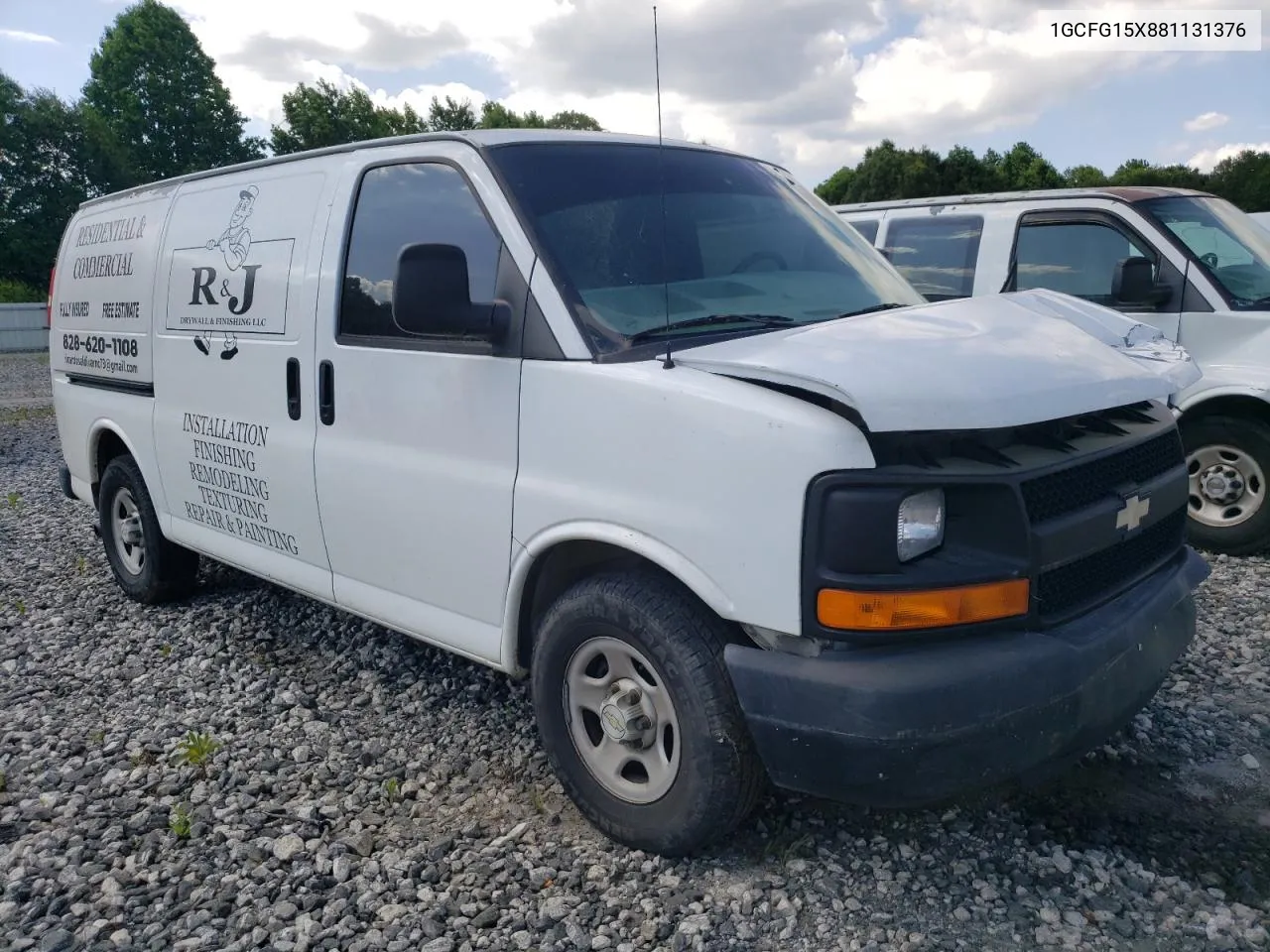 2008 Chevrolet Express G1500 VIN: 1GCFG15X881131376 Lot: 60109074