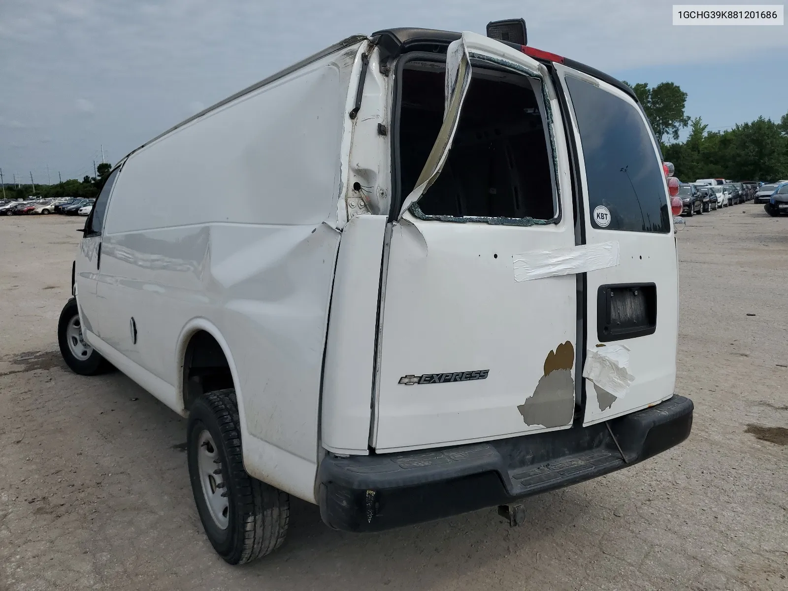 2008 Chevrolet Express G3500 VIN: 1GCHG39K881201686 Lot: 63239874