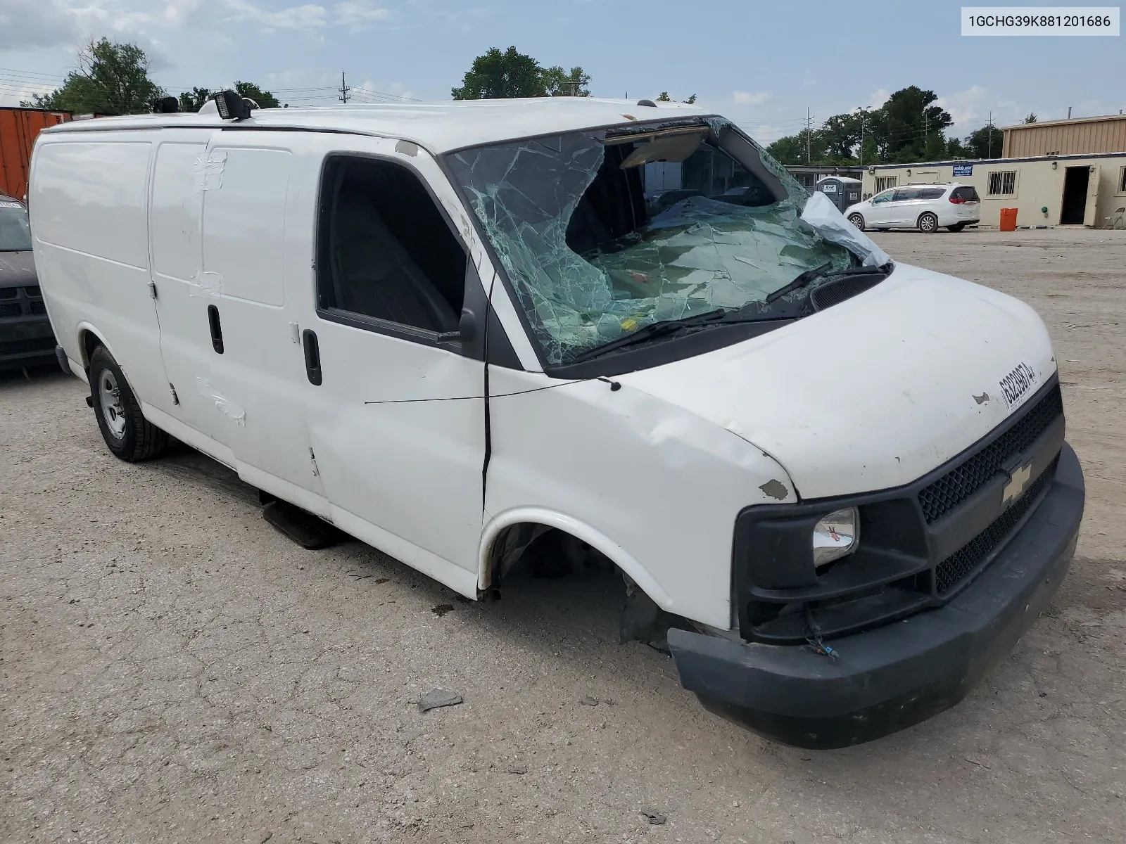 2008 Chevrolet Express G3500 VIN: 1GCHG39K881201686 Lot: 63239874