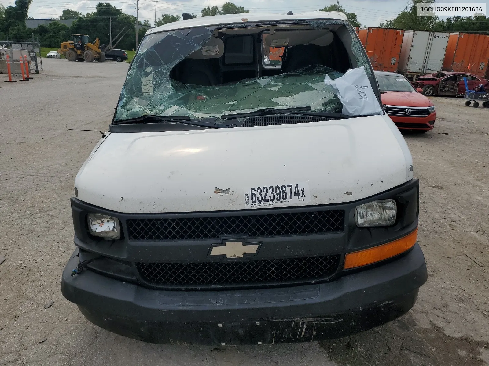 1GCHG39K881201686 2008 Chevrolet Express G3500