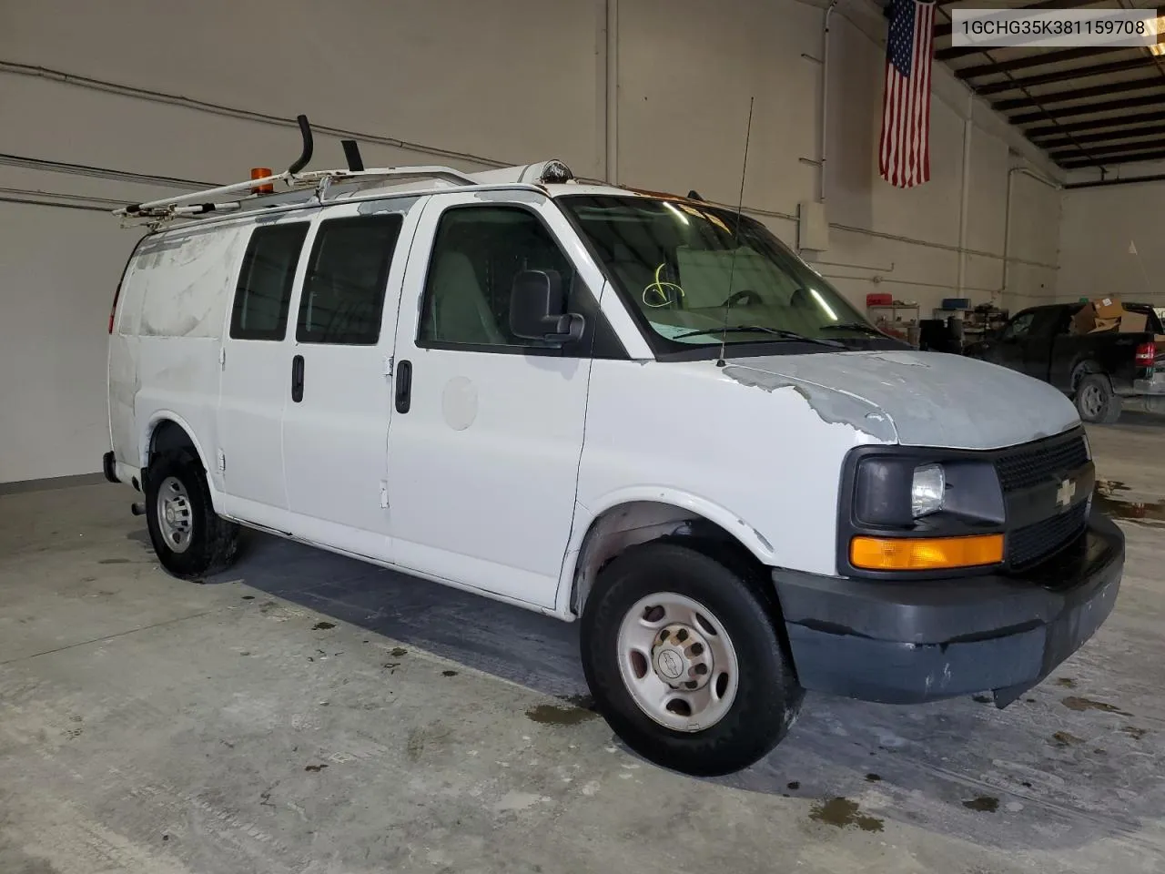 1GCHG35K381159708 2008 Chevrolet Express G3500