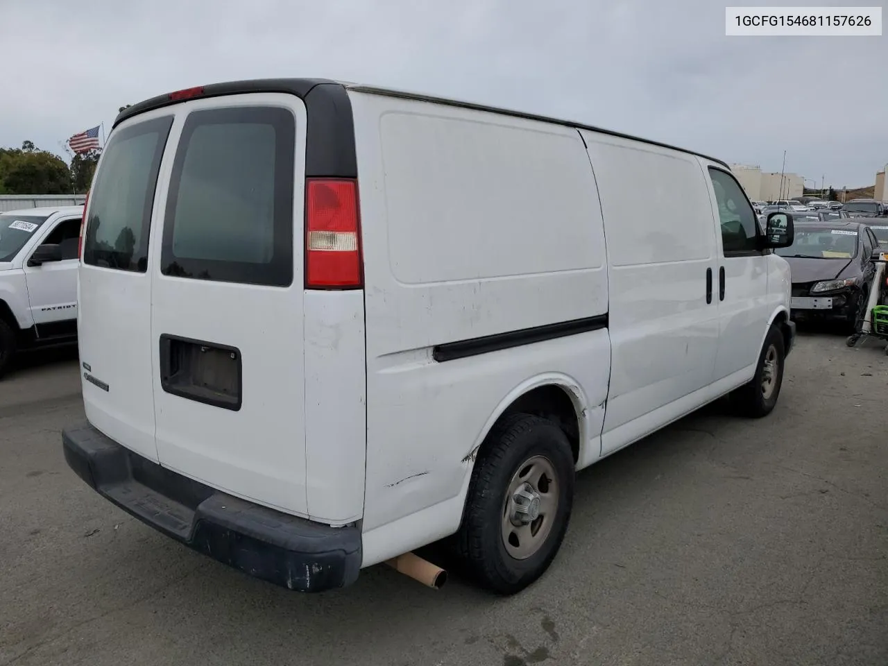 2008 Chevrolet Express G1500 VIN: 1GCFG154681157626 Lot: 67978134