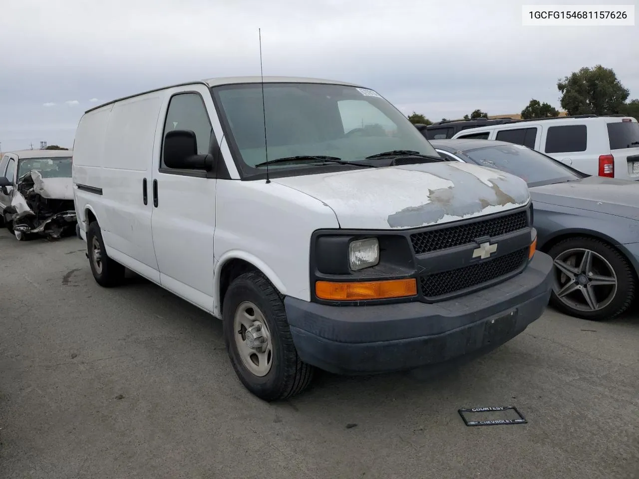 2008 Chevrolet Express G1500 VIN: 1GCFG154681157626 Lot: 67978134