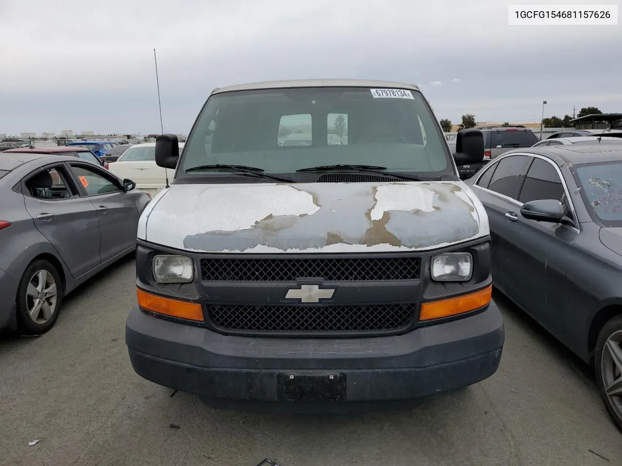 1GCFG154681157626 2008 Chevrolet Express G1500