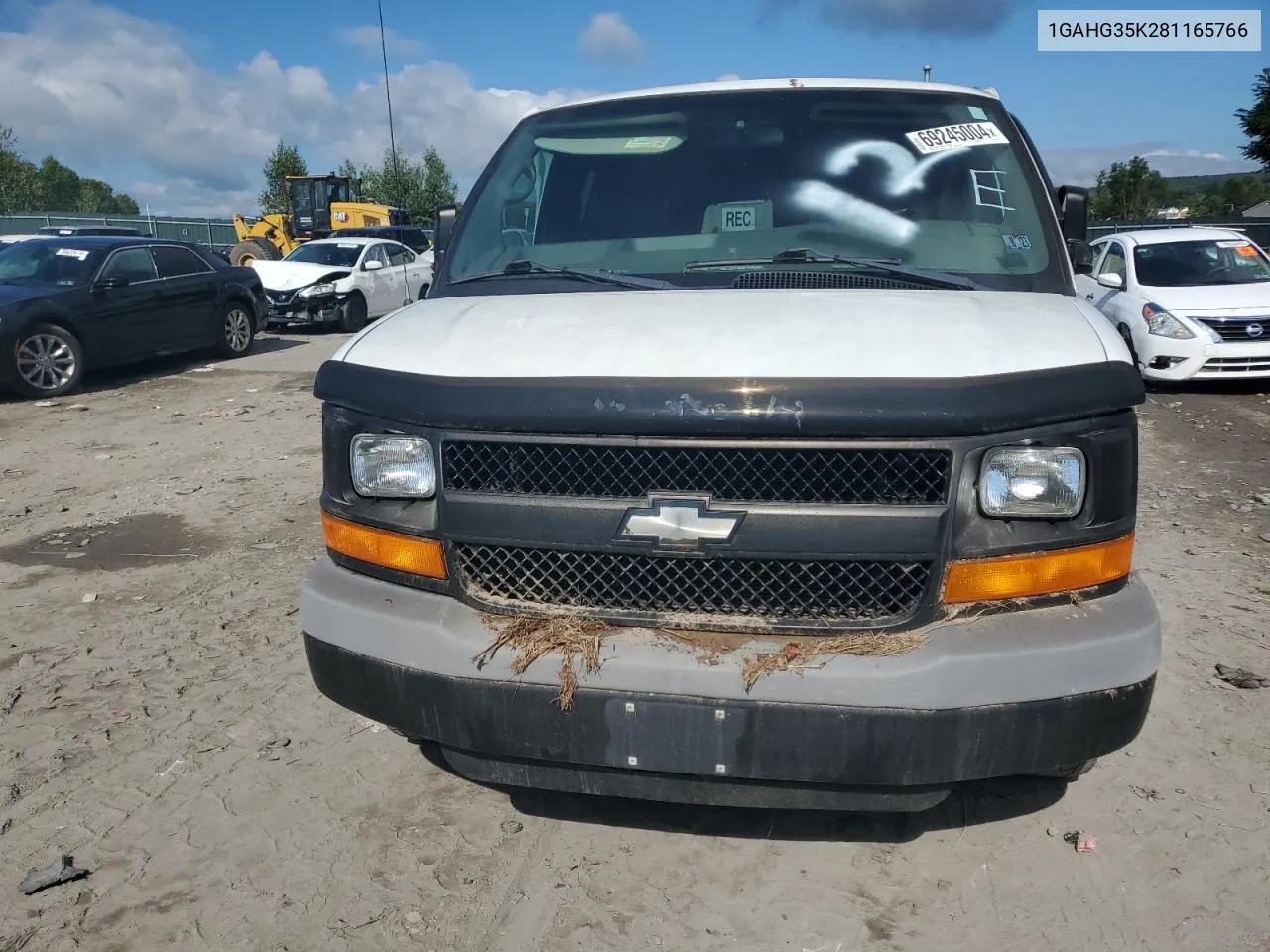 2008 Chevrolet Express G3500 VIN: 1GAHG35K281165766 Lot: 69245004