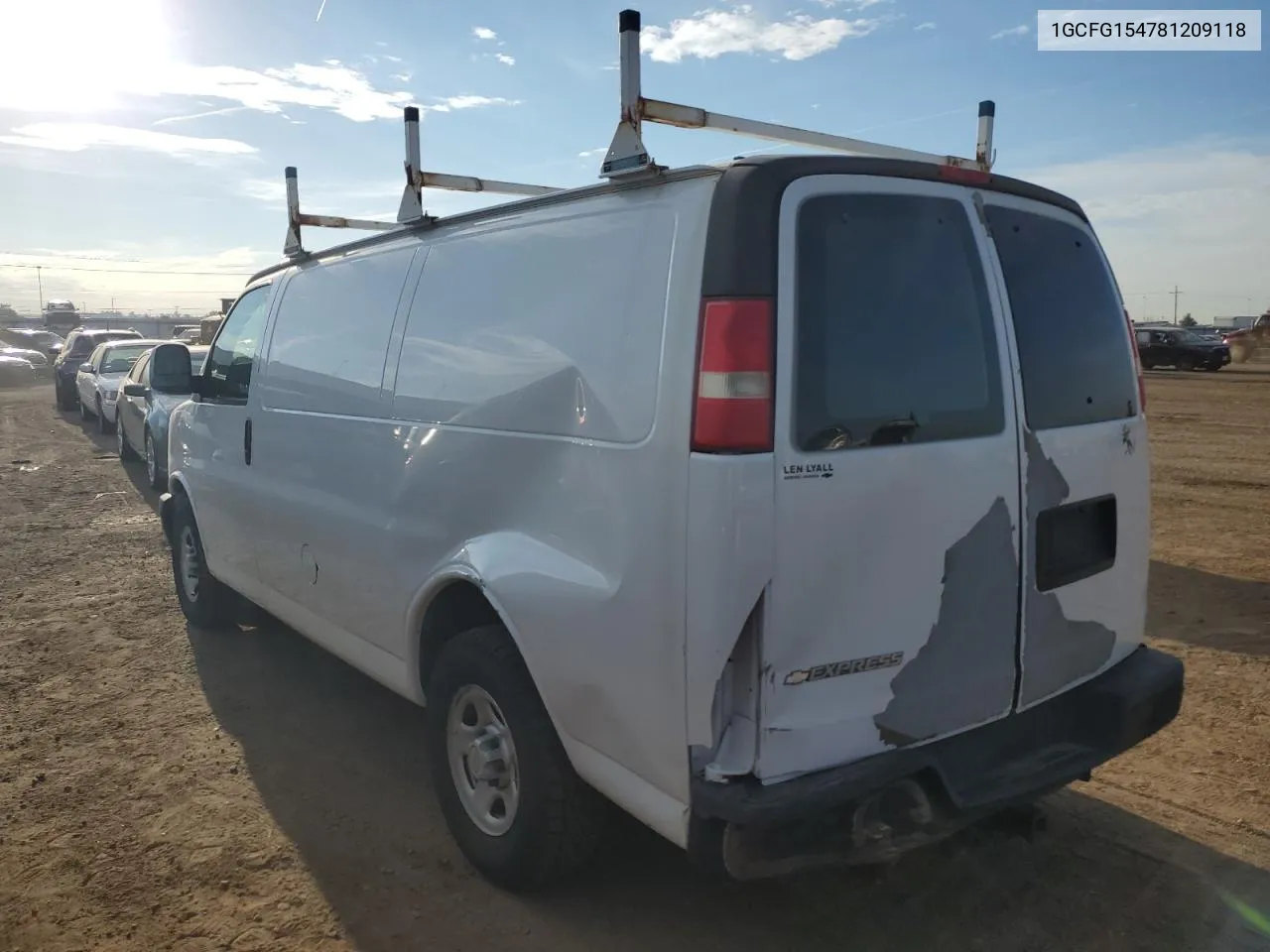 1GCFG154781209118 2008 Chevrolet Express G1500