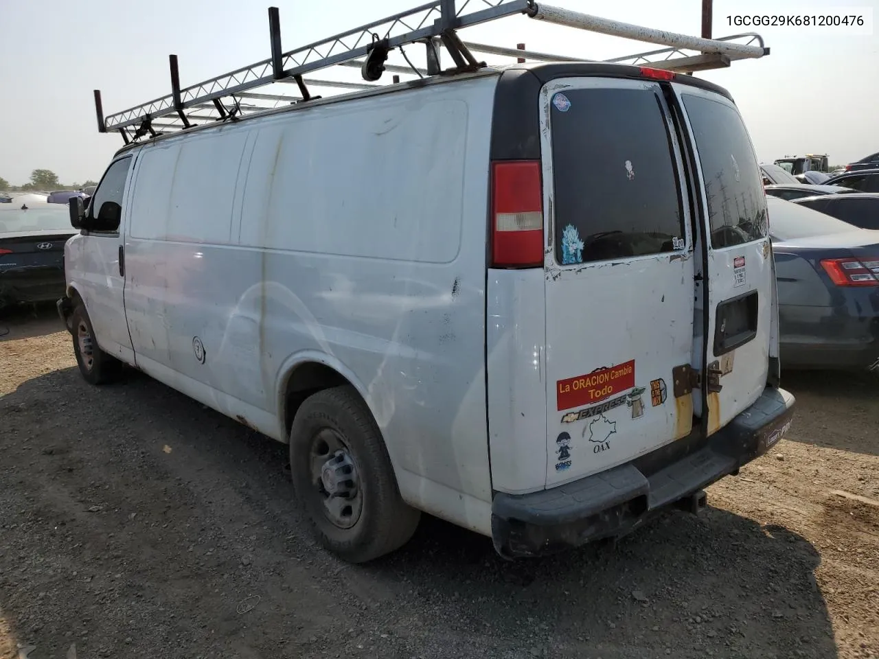 1GCGG29K681200476 2008 Chevrolet Express G2500