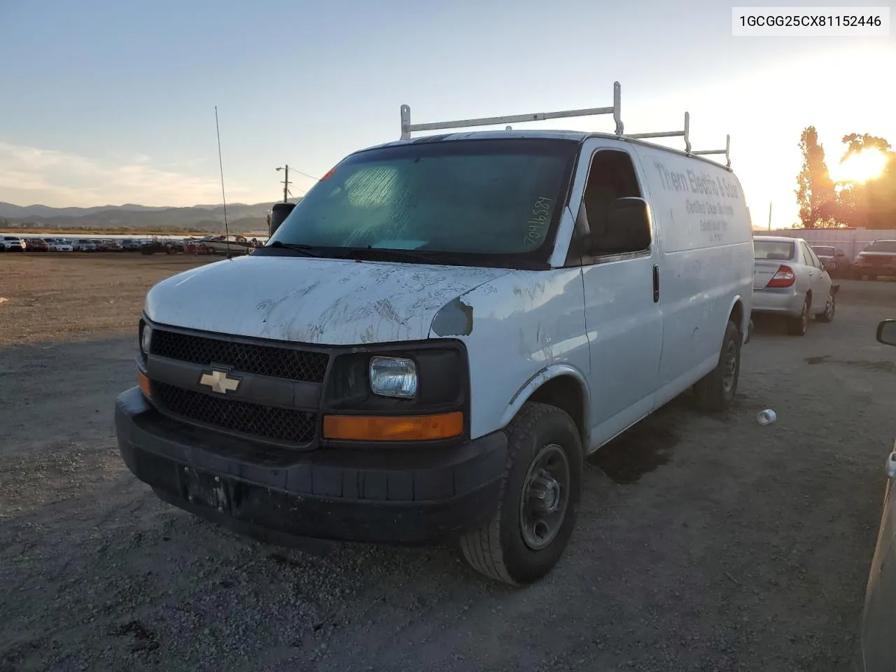 1GCGG25CX81152446 2008 Chevrolet Express G2500