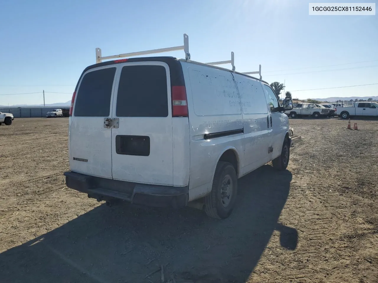 2008 Chevrolet Express G2500 VIN: 1GCGG25CX81152446 Lot: 70416584