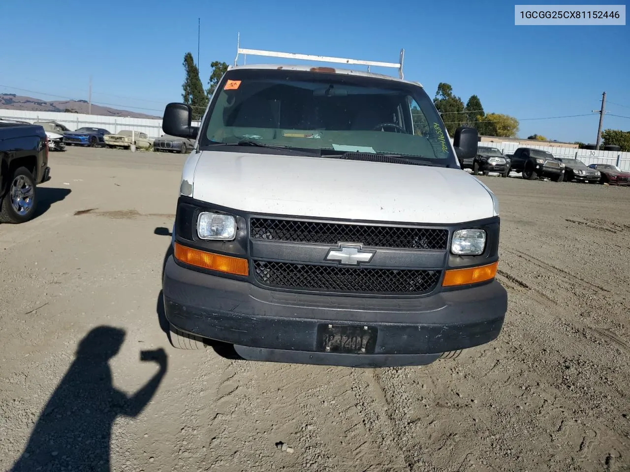 2008 Chevrolet Express G2500 VIN: 1GCGG25CX81152446 Lot: 70416584