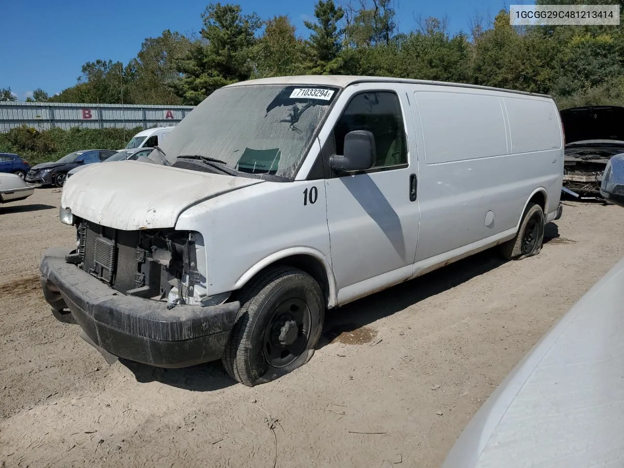 1GCGG29C481213414 2008 Chevrolet Express G2500