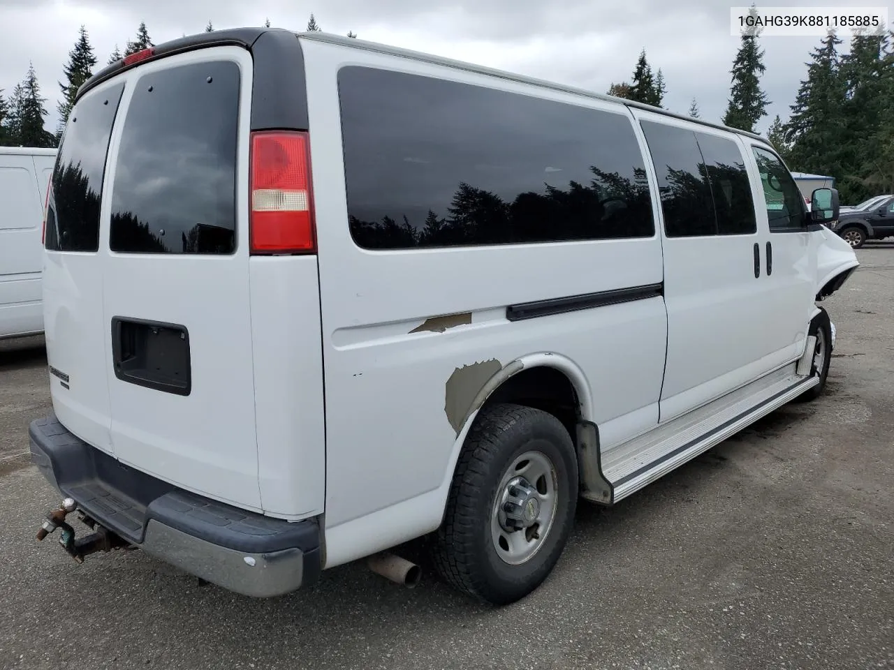 2008 Chevrolet Express G3500 VIN: 1GAHG39K881185885 Lot: 71262194