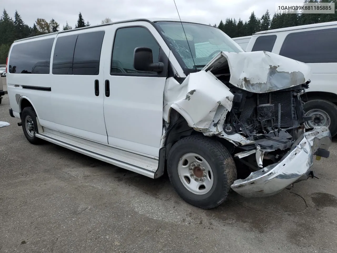 2008 Chevrolet Express G3500 VIN: 1GAHG39K881185885 Lot: 71262194