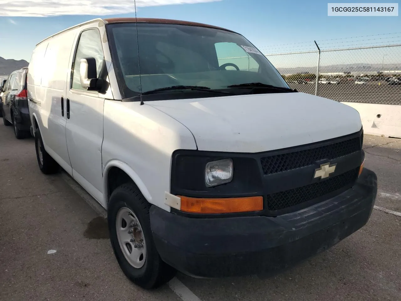 2008 Chevrolet Express G2500 VIN: 1GCGG25C581143167 Lot: 71641634