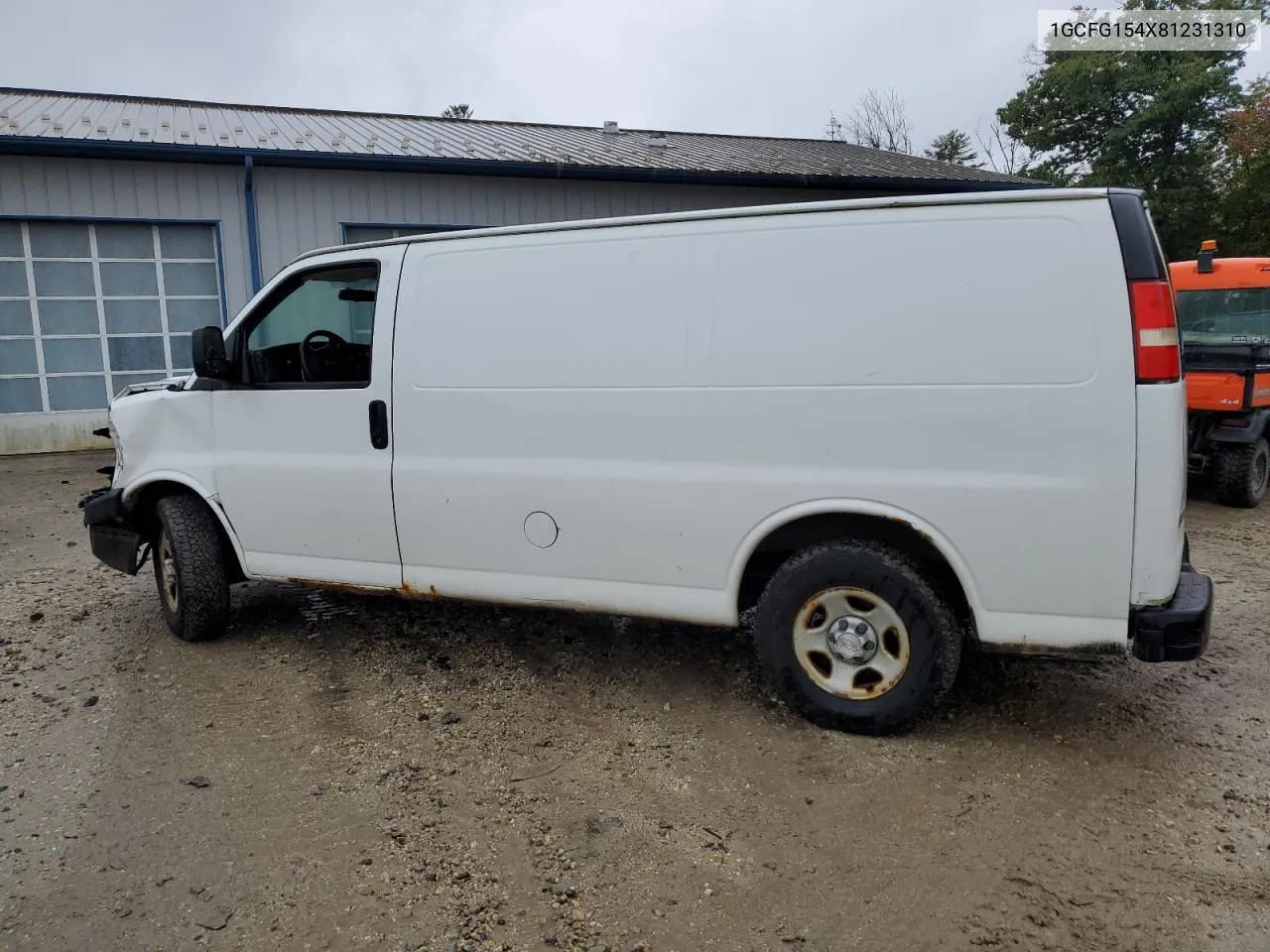 1GCFG154X81231310 2008 Chevrolet Express G1500