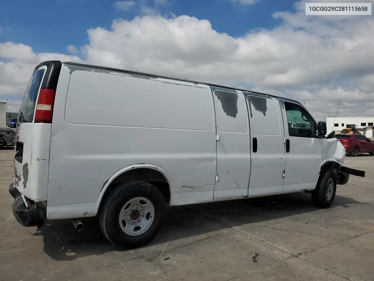 2008 Chevrolet Express G2500 VIN: 1GCGG29C281115658 Lot: 73185894