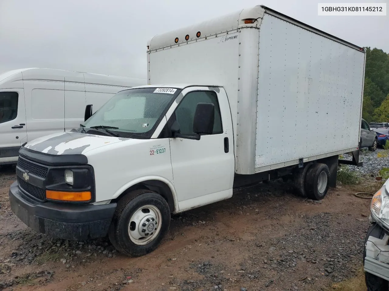 1GBHG31K081145212 2008 Chevrolet Express G3500