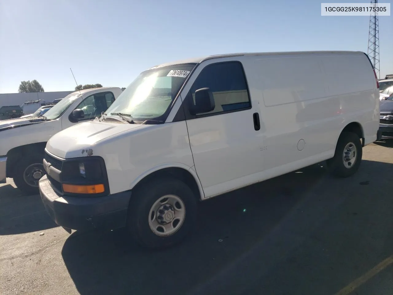 2008 Chevrolet Express G2500 VIN: 1GCGG25K981175305 Lot: 73610974